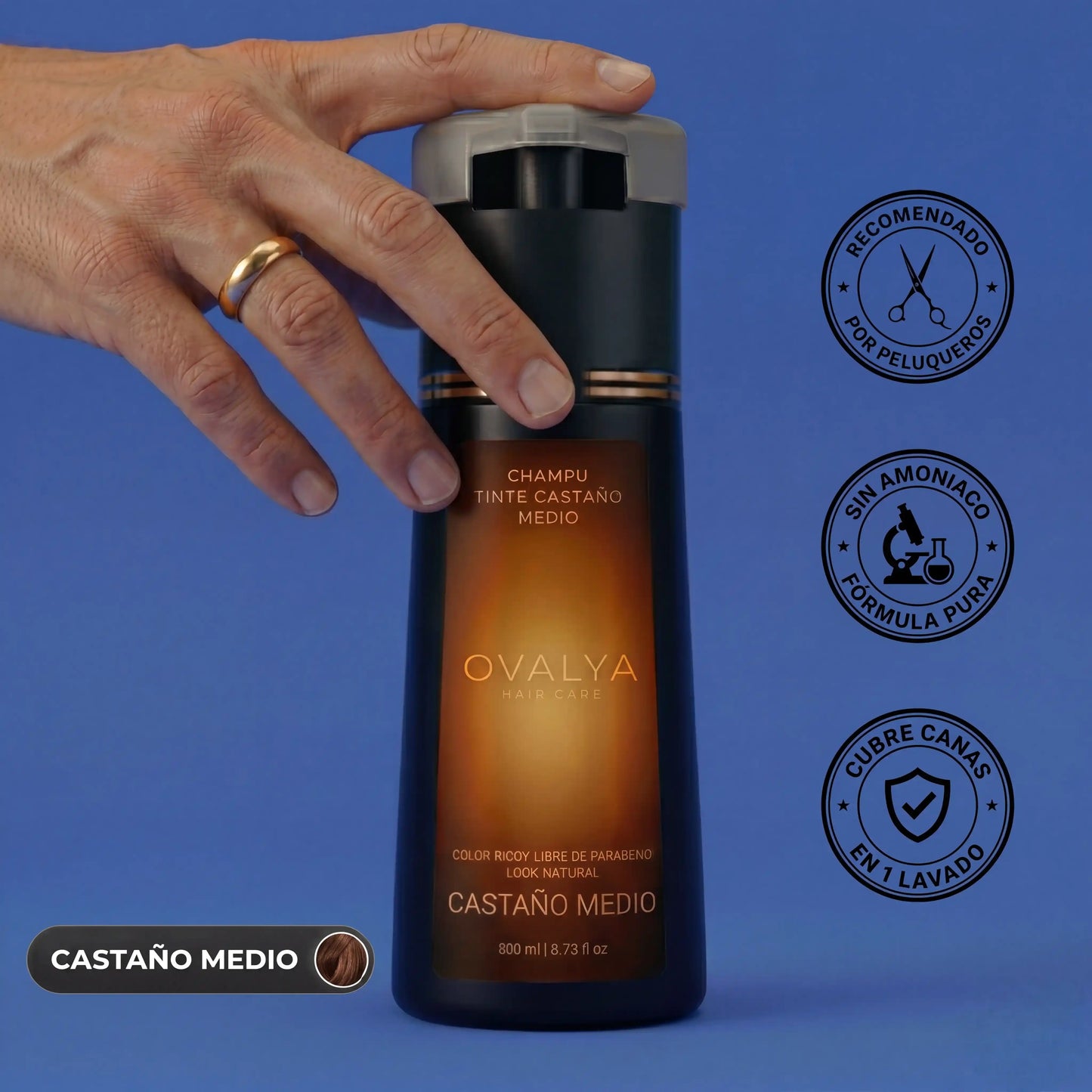 Ovalya | Champú colorante instantáneo