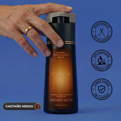 Ovalya | Champú colorante instantáneo