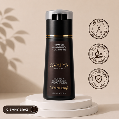 OVALYA | Błyskawiczny szampon koloryzujący
