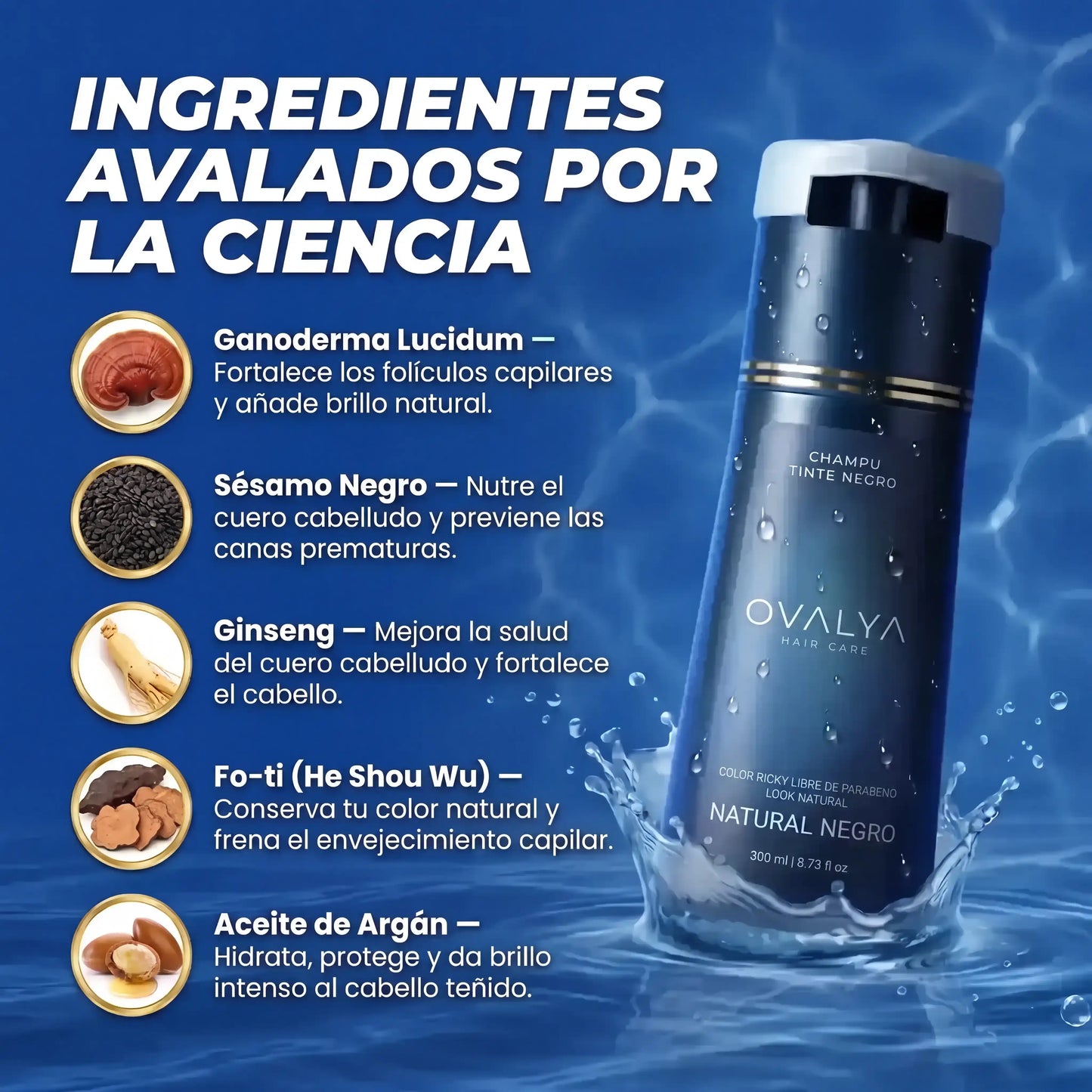 Ovalya | Champú colorante instantáneo